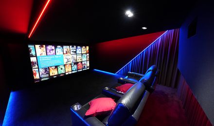 PIXLUM LED Sternenhimmel im Heimkino - tolles Ambiente