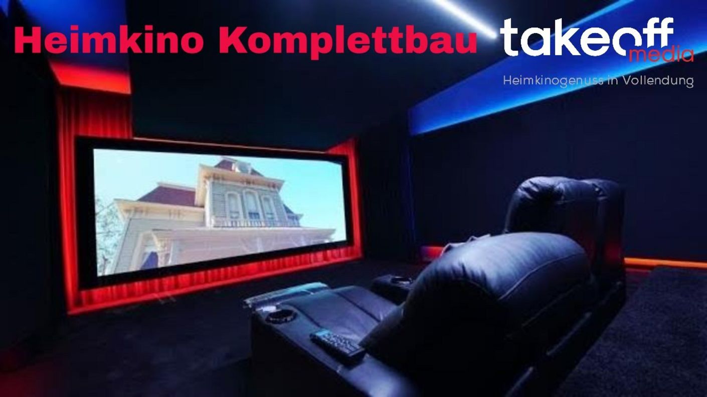 Heimkino Komplettbau - stylisches Heimkino mit Konzept: pureLine 2.0 von Hollywood-Zuhause