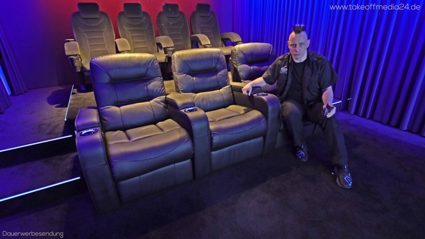 Heimkino-Sessel für das Kino Zuhause - Heimkinos bauen mit Hollywood seating "Ventura"